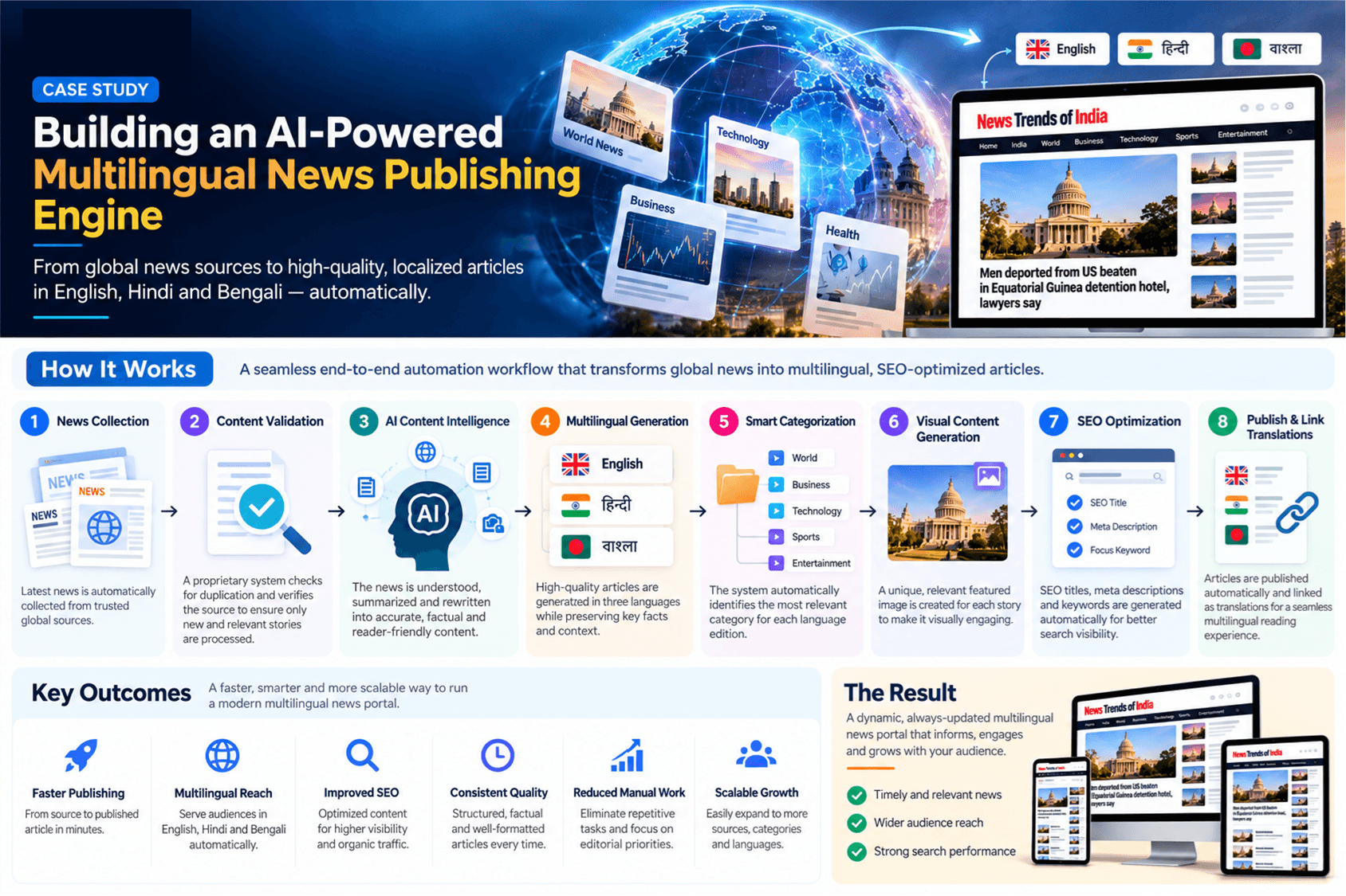 How MESD Technology Built an AI-Powered Multilingual News Publishing Engine